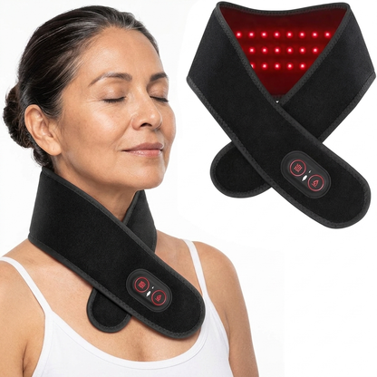 Masajeador 3 en 1: Luz Roja, Calor y Vibración